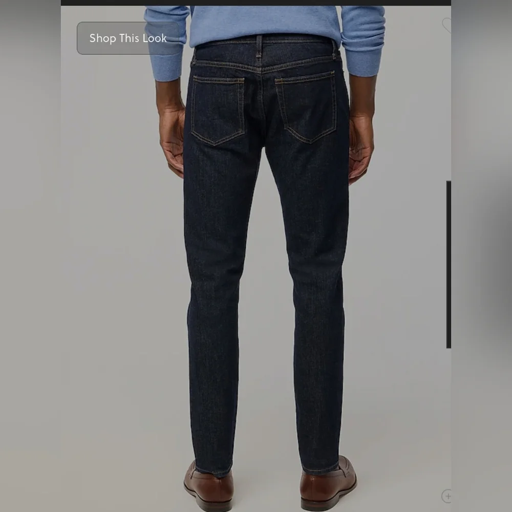 J CREW MEN'S 250 SKINNY DENIM JEANS SIZE 31 X 34
